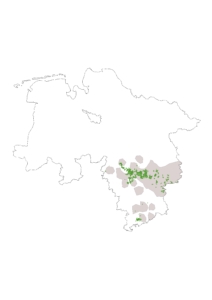 Verbreitungskarte Feldhamster Niedersachsen