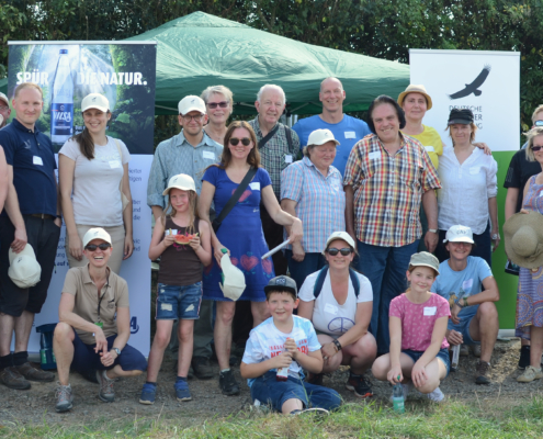 Die Gäste und Fördergemeinschaft des Feldhamster-Aktionstages 2019. Die Deutsche Wildtier Stiftung freut sich sehr über das Interesse und bedankt sich für den Einsatz auf der Feldhamster-Fläche.